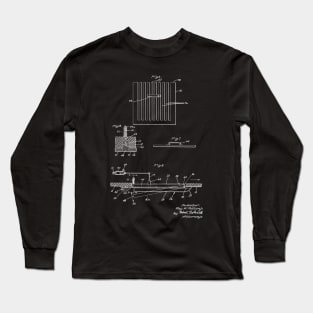 Water Jet Propelled Vintage Patent Hand Drawing Long Sleeve T-Shirt